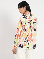 Madame Ladies Western Top H/S M5S18203 1 Off White