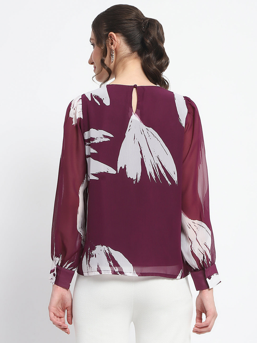 Madame Ladies Western Top F/S M4W18629 127 Plum
