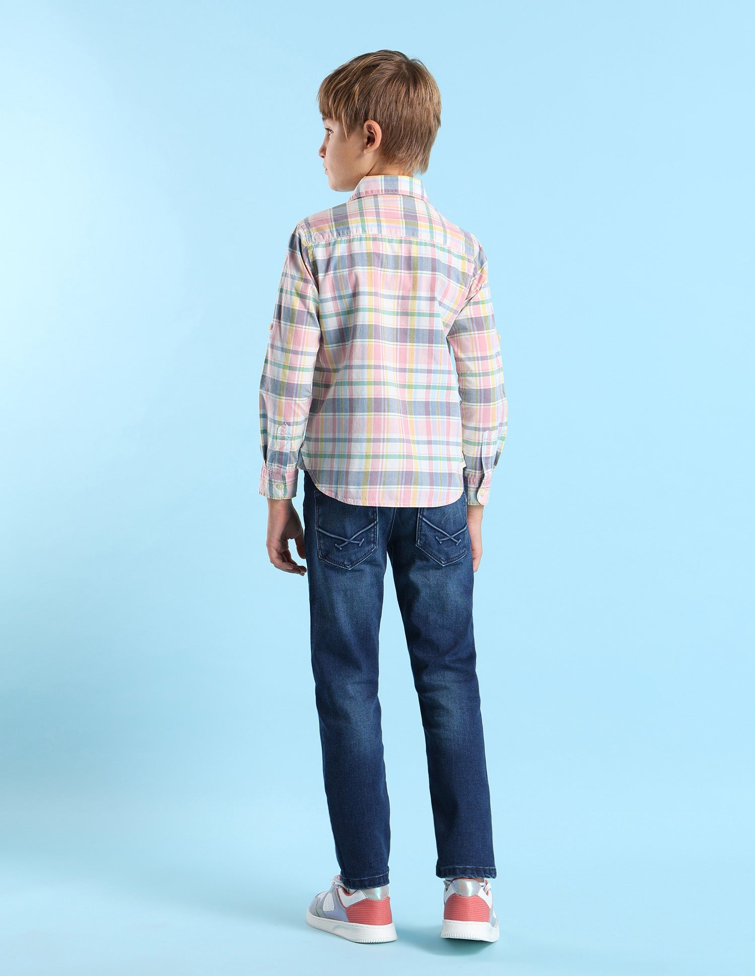 U.S.POLO KIDS BOYS SHIRT H/S UKSHT1460
