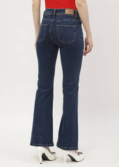 Madame Ladies Western Jeans M4Sc24207 287 Carbon Blue