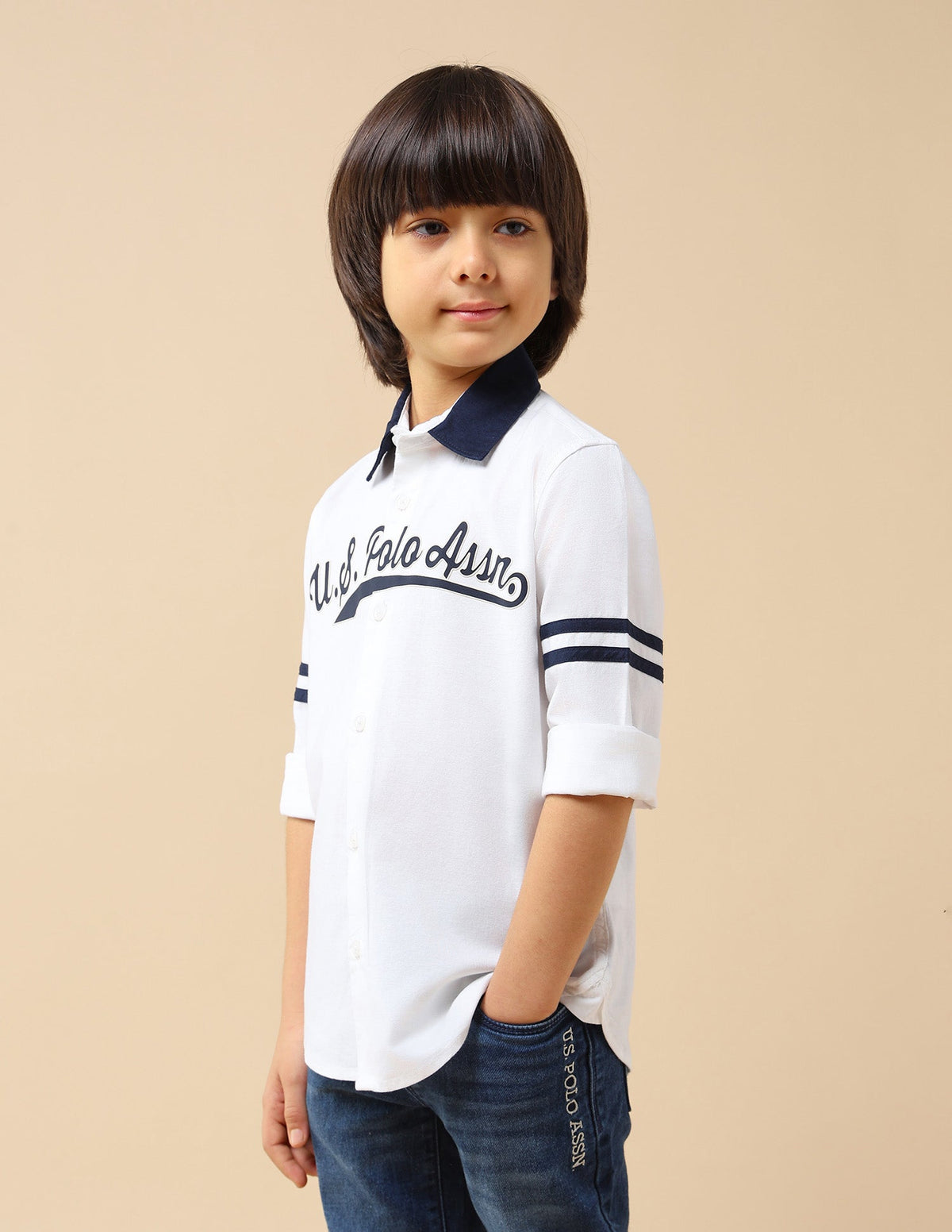 U.S.Polo Kids Boys Shirt F/S Uksht1686