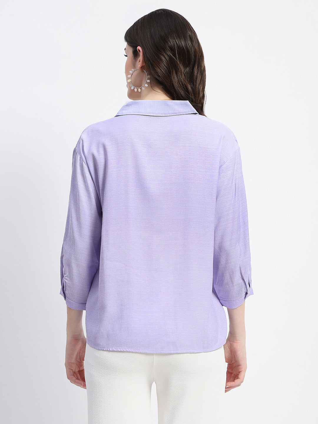Madame Embellished Purple Shirt