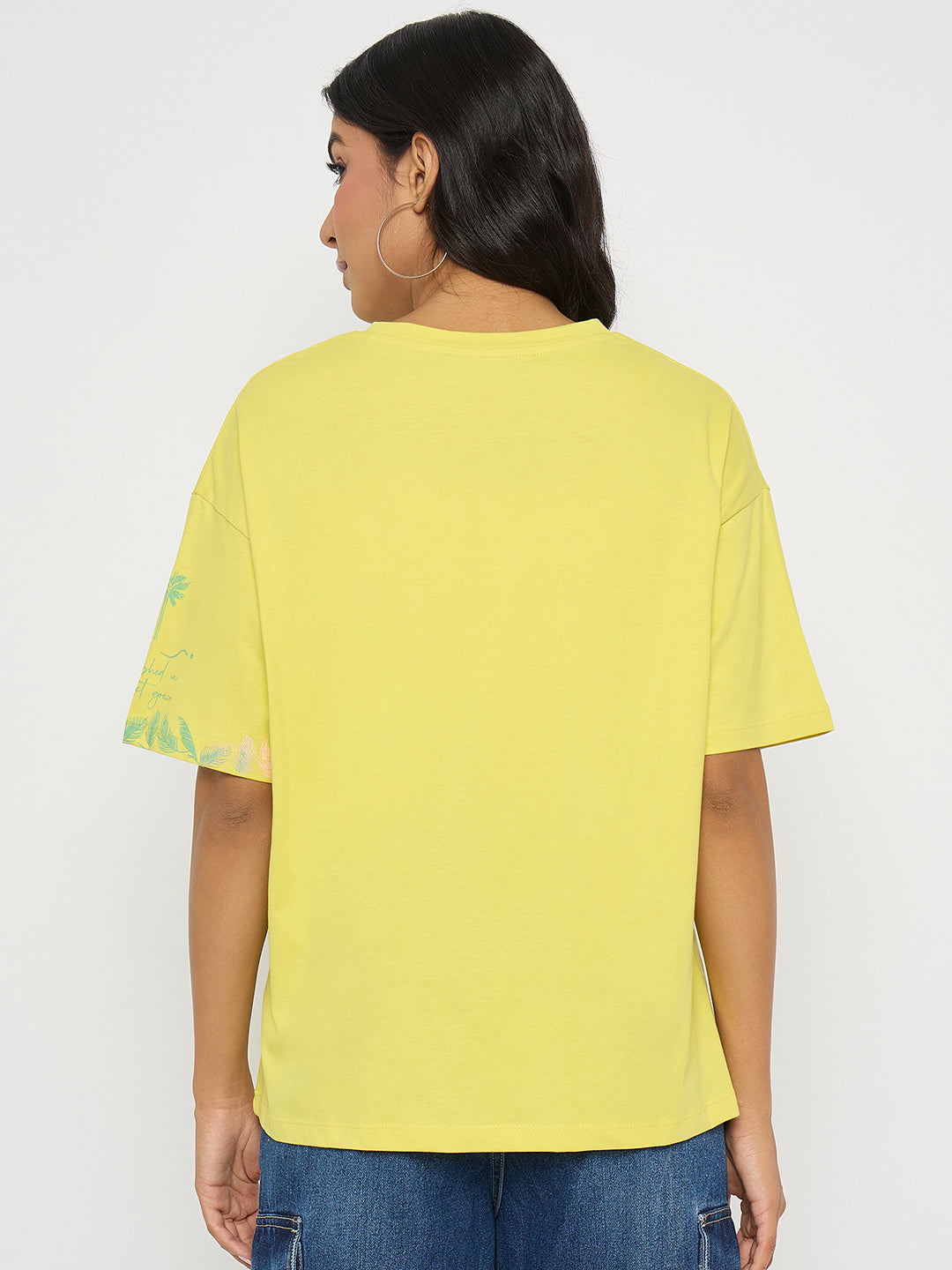 Madame All Over Print Lemon Yellow T-Shirt