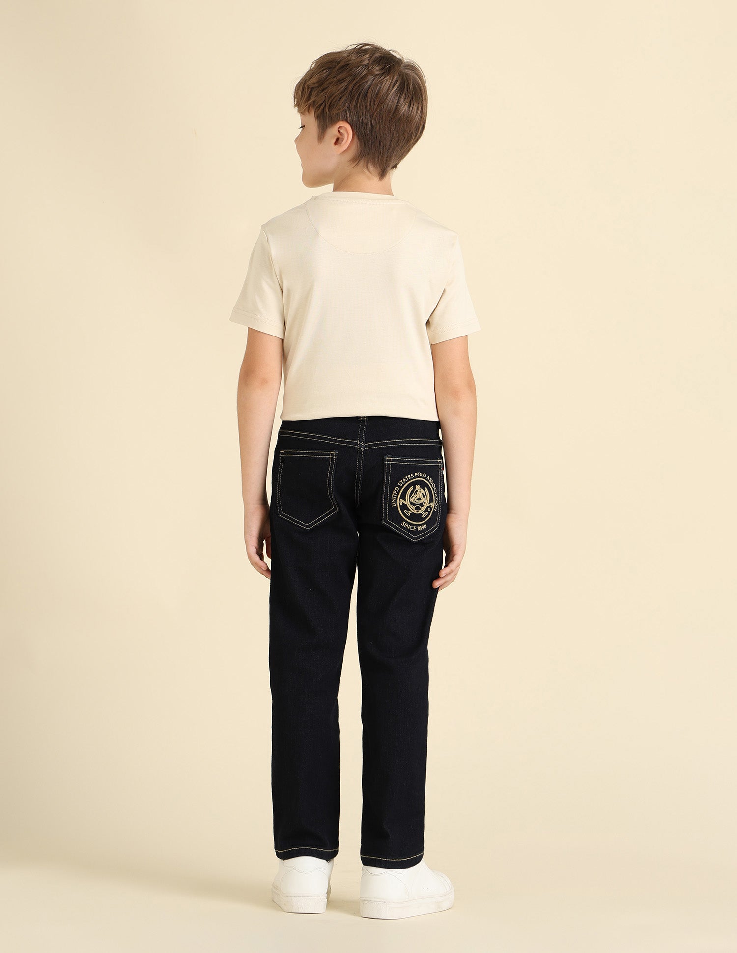 U.S.POLO KIDS BOYS JEANS UKJEN668