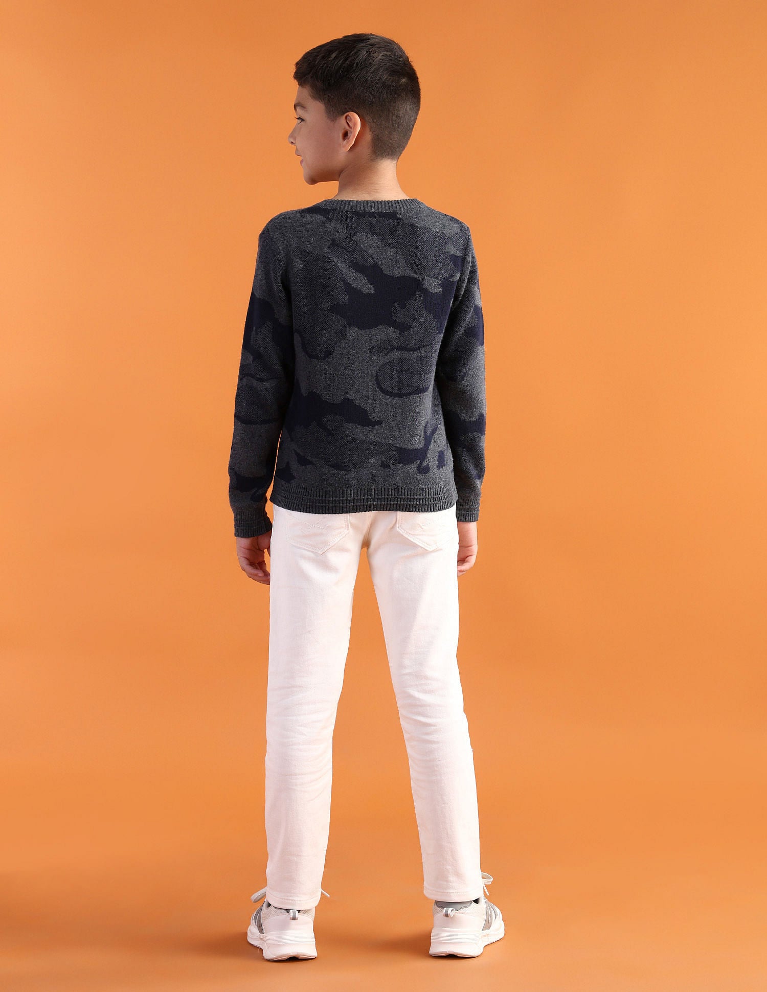 U.S.POLO KIDS BOYS PULLOVER UKSWE0098