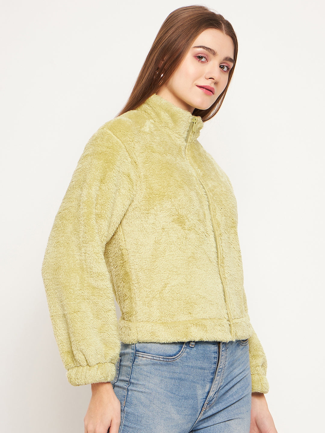 Madame Ladies Western Sweat Shirt M3W22120 388 Apple Green