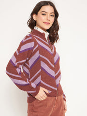 Madame Ladies Western Woolen Top M3W17126 103 Coffee