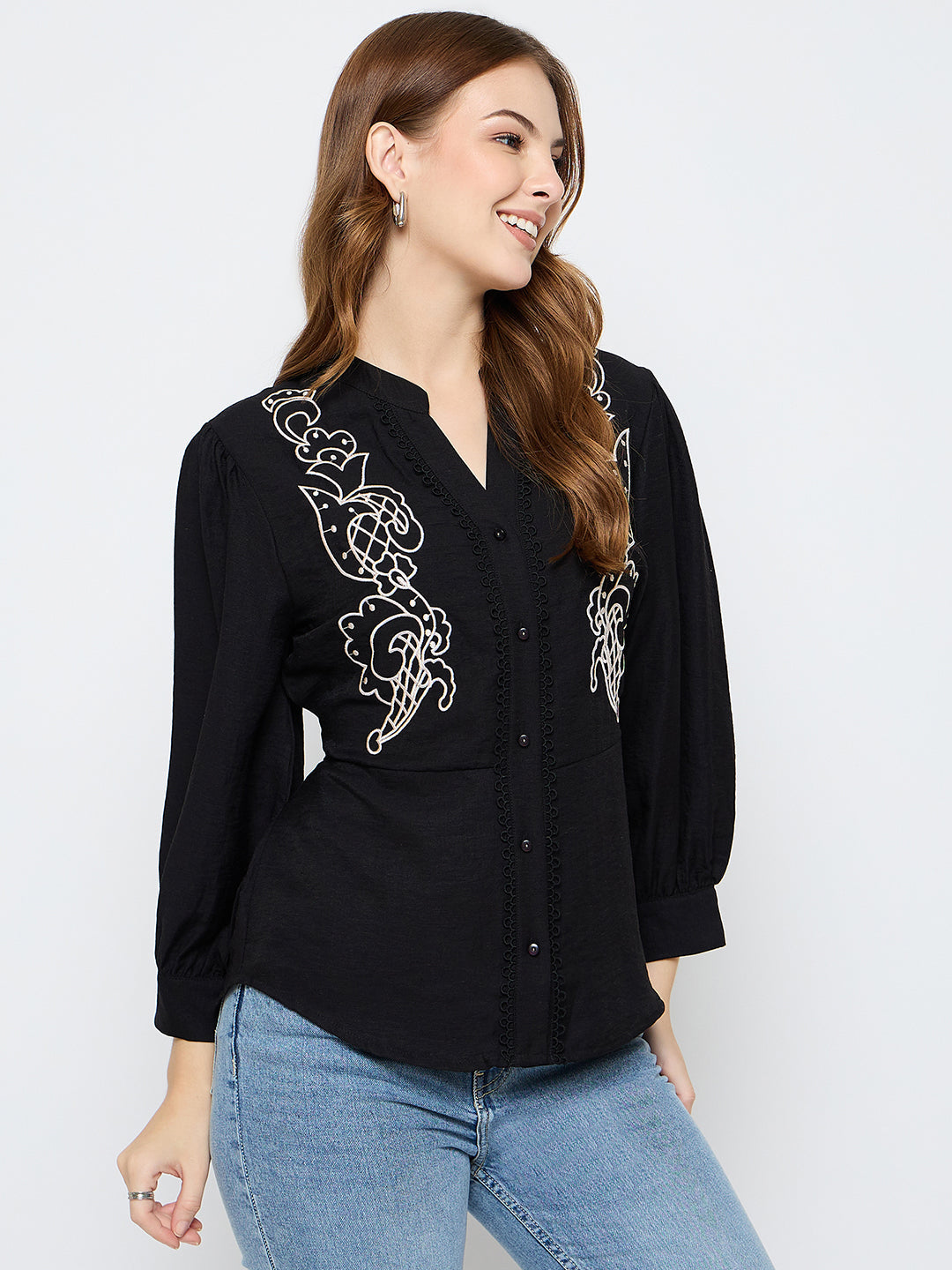 Madame Ladies Western Top