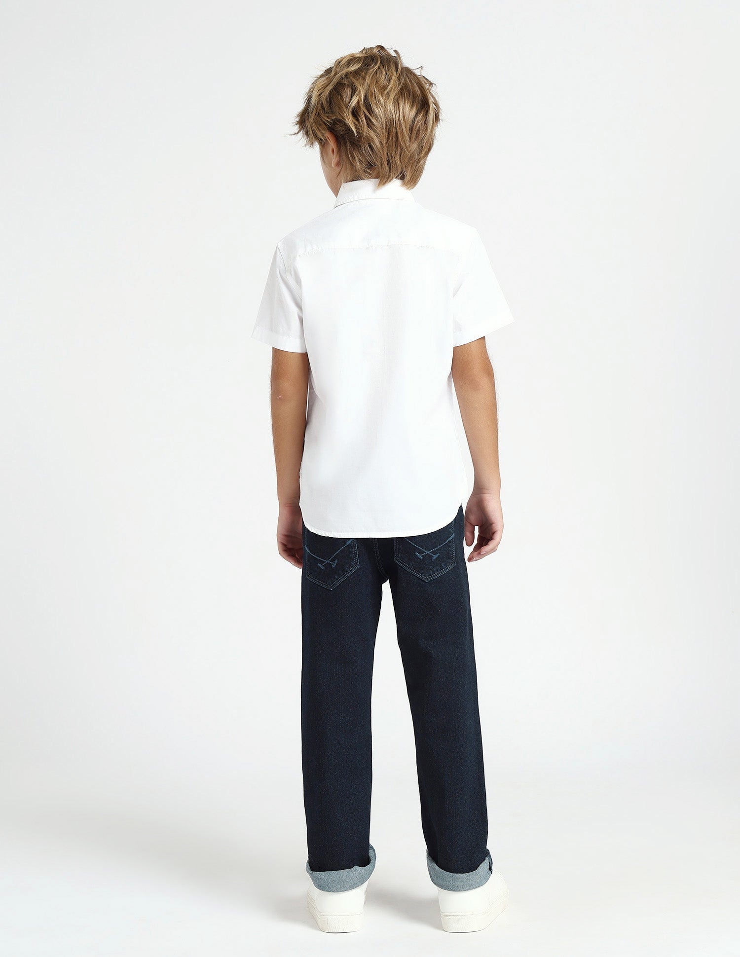 U.S.POLO KIDS BOYS SHIRT H/S UKSHT1396