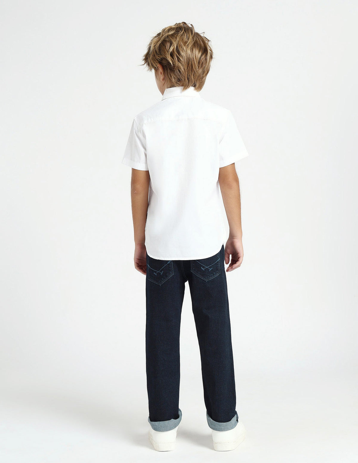U.S.POLO KIDS BOYS SHIRT H/S UKSHT1396