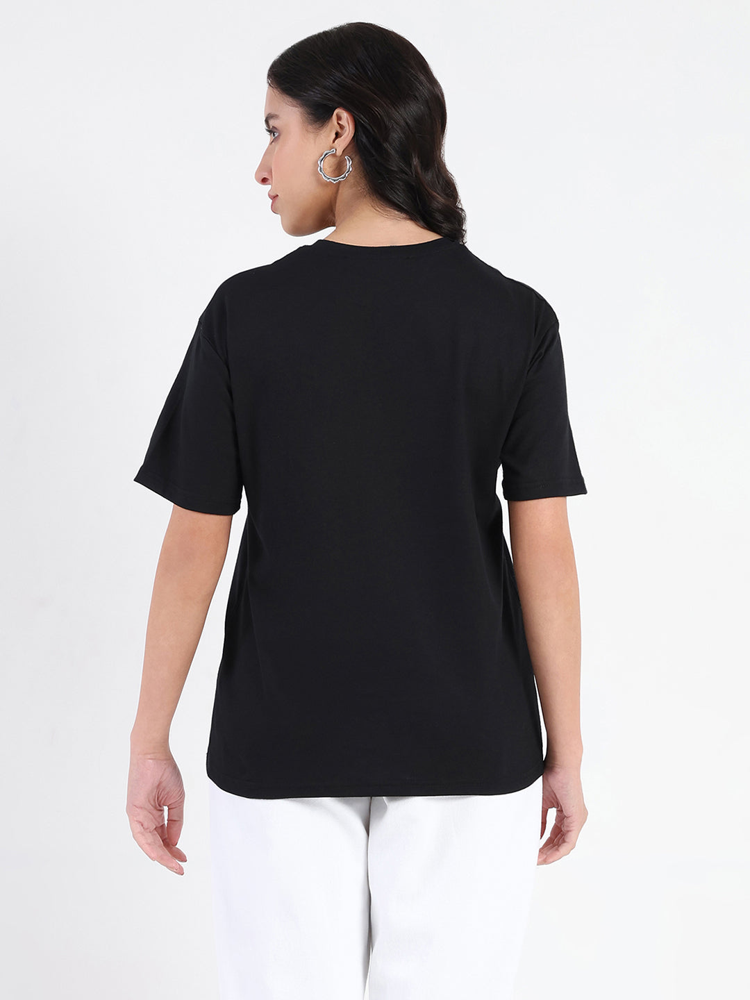 Madame Ladies Western Top H/S M5S11263 002 Black