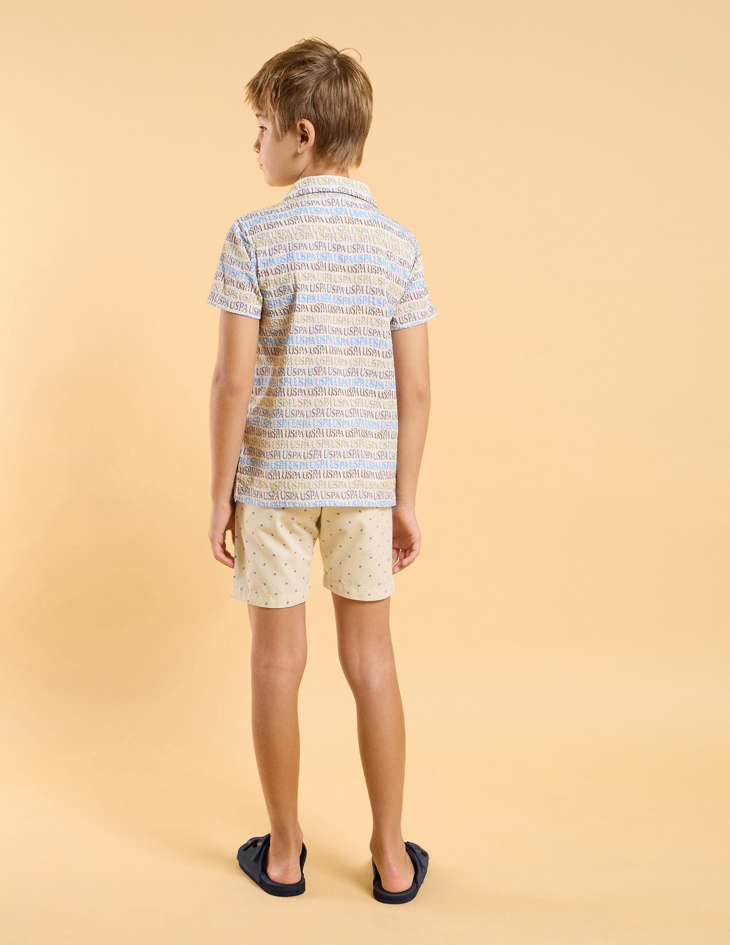 U.S.POLO KIDS BOYS SHIRT H/S UKSHT1343