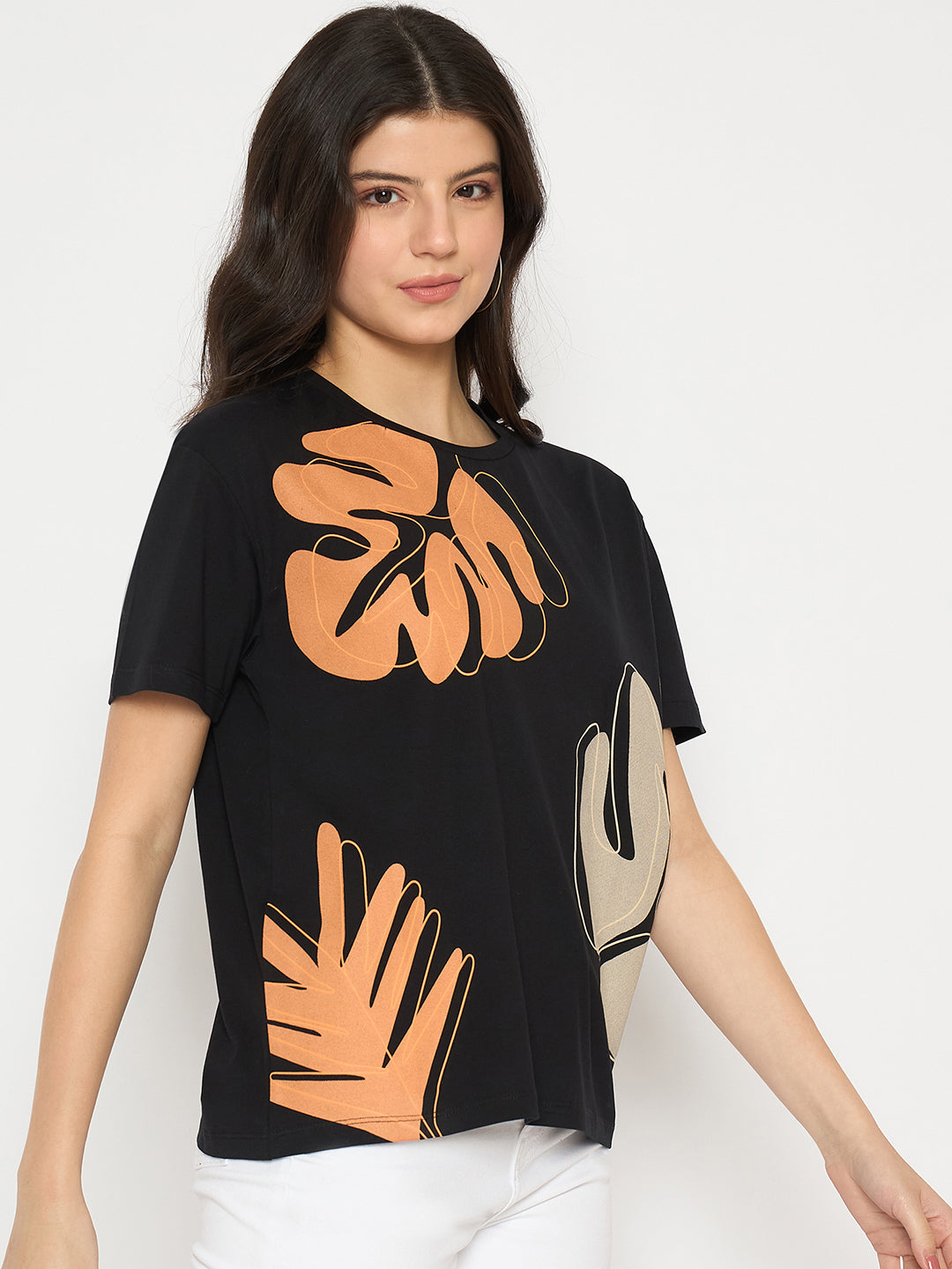 Madame Ladies Western Top H/S M5S11213 002 Black