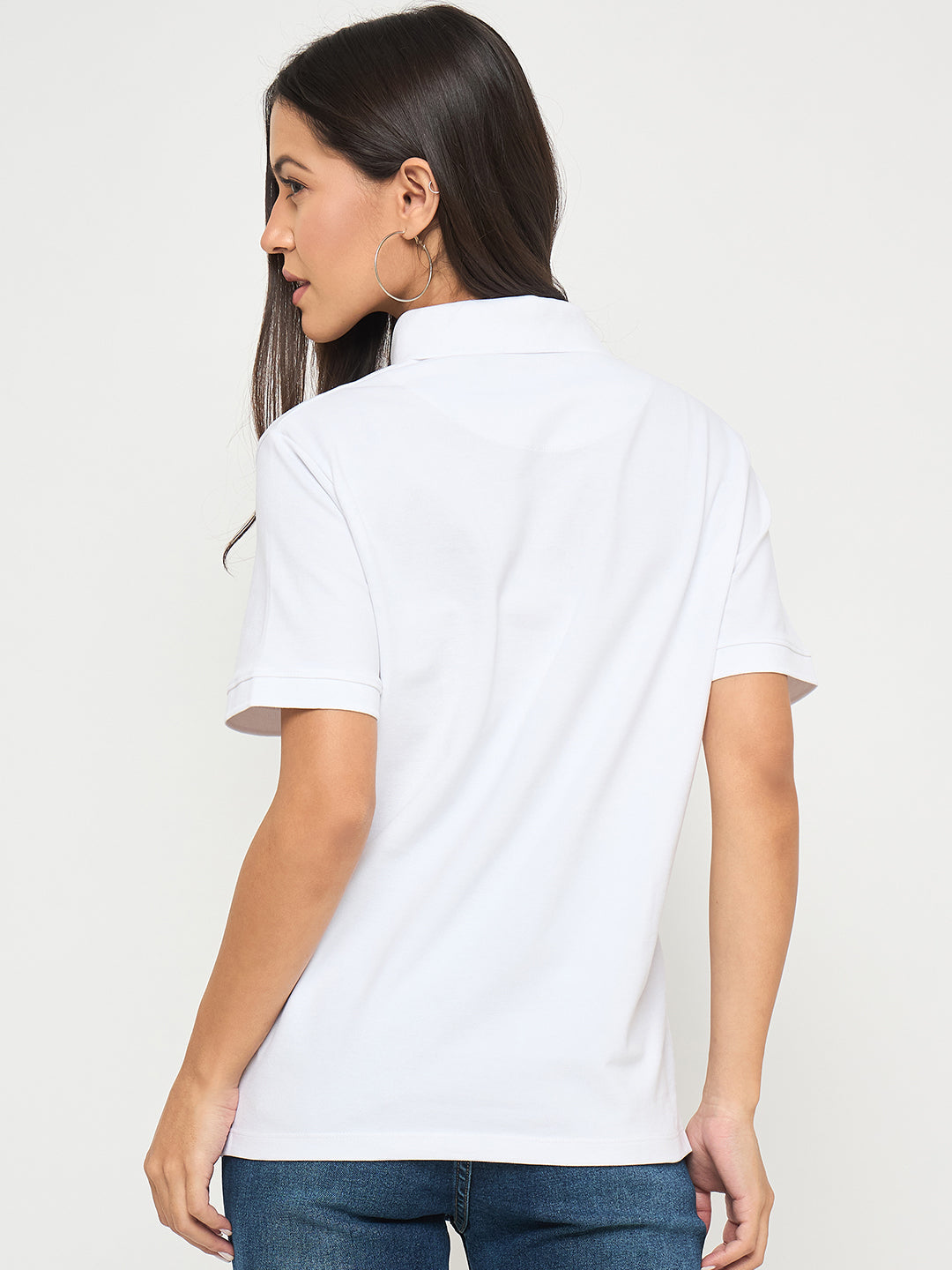 Madame Ladies Western Top H/S M5S11406 040 White