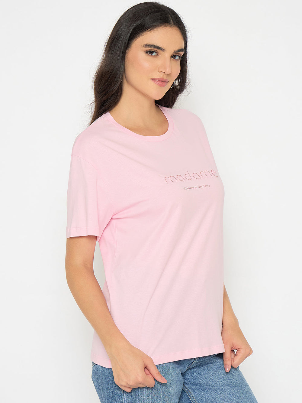 Madame Ladies Western Top H/S M5S11455 031 Pink - Goyalsons ShopMax