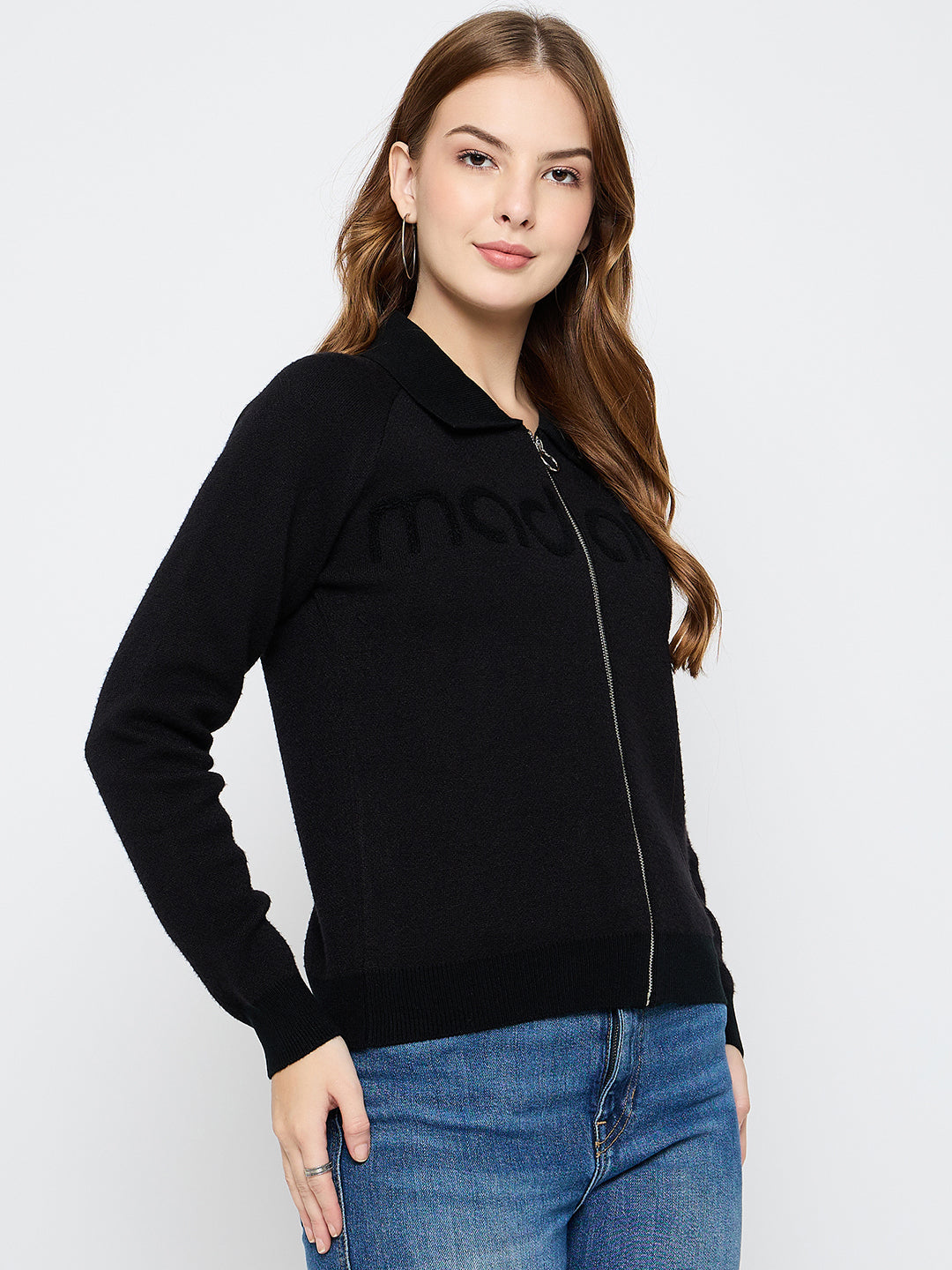 Madame Ladies Western Woolen Top M5W17115 002 Black