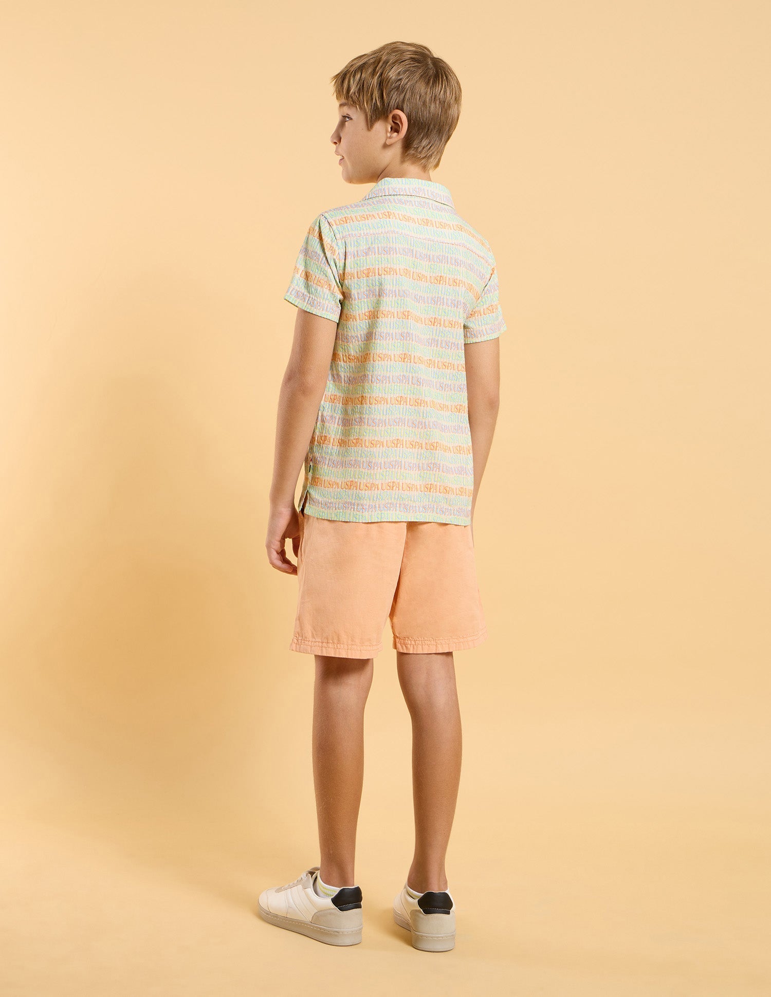 U.S.POLO KIDS BOYS SHIRT H/S UKSHT1342