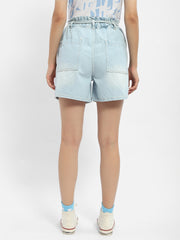 Madame Ladies Western Shorts Denim M4S25611 099 Light Blue