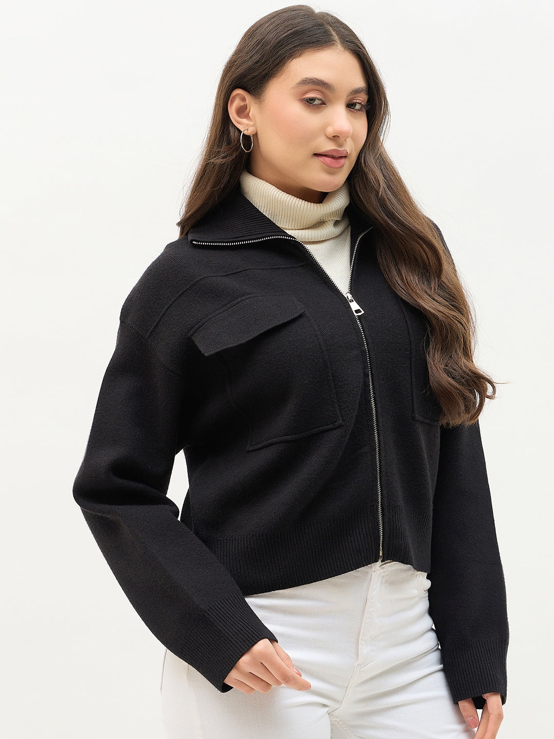 Madame Ladies Western Woolen Top M5W17131 002 Black