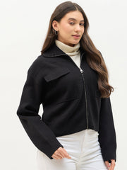 Madame Ladies Western Woolen Top M5W17131 002 Black