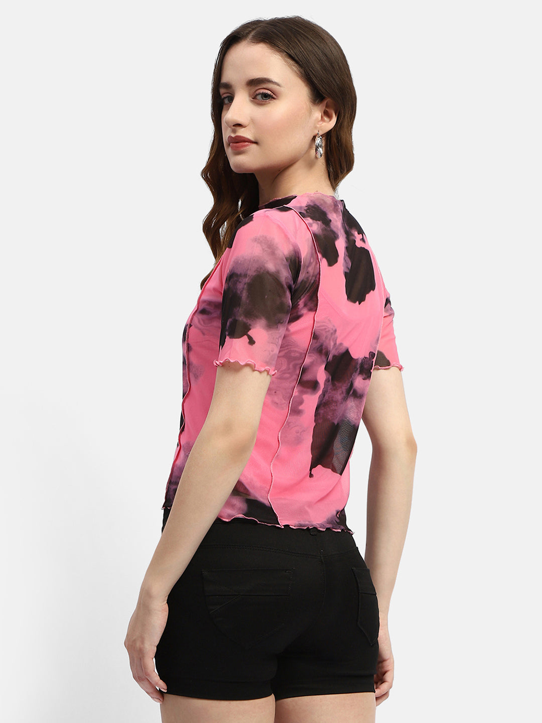 Madame Ladies Western T-Shirt H/S M4S11124 031 Pink