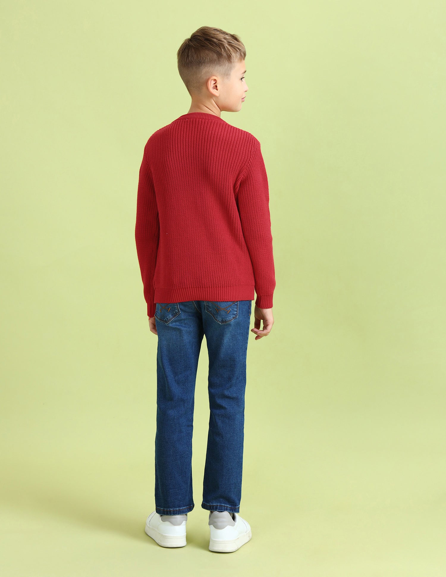 U.S.POLO KIDS BOYS PULLOVER UKSWE0097