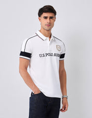 U.S.Polo Mens T-Shirt F/S Ustsh3127 White