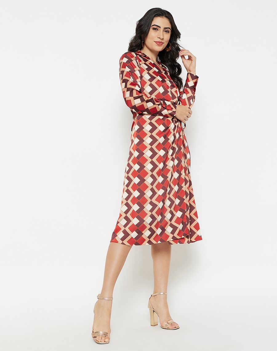 Madame Ladies Western Woolen Dress M3W13003 325 Rosewood