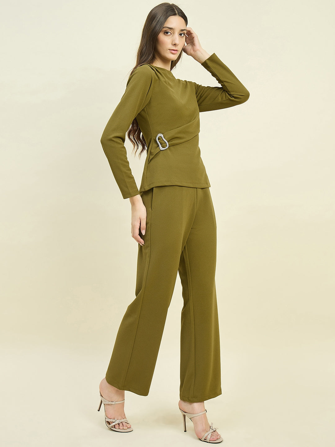 Madame Ladies Western W Cord Set M5W34077T 29 Olive