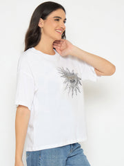 Madame Ladies Western Top F/S M5S11224 040 White