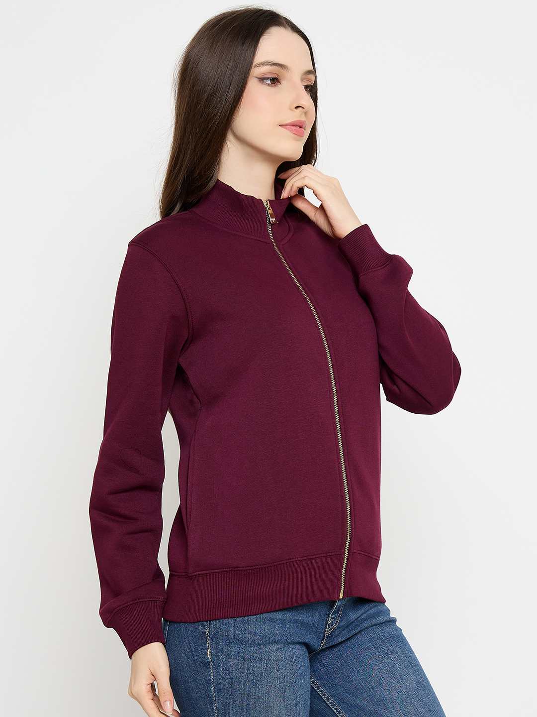 Madame Ladies Western Sweat Shirt M5W22001 127 Plum
