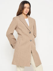 Madame Ladies Western Long Coat M5W20129 001 Beige