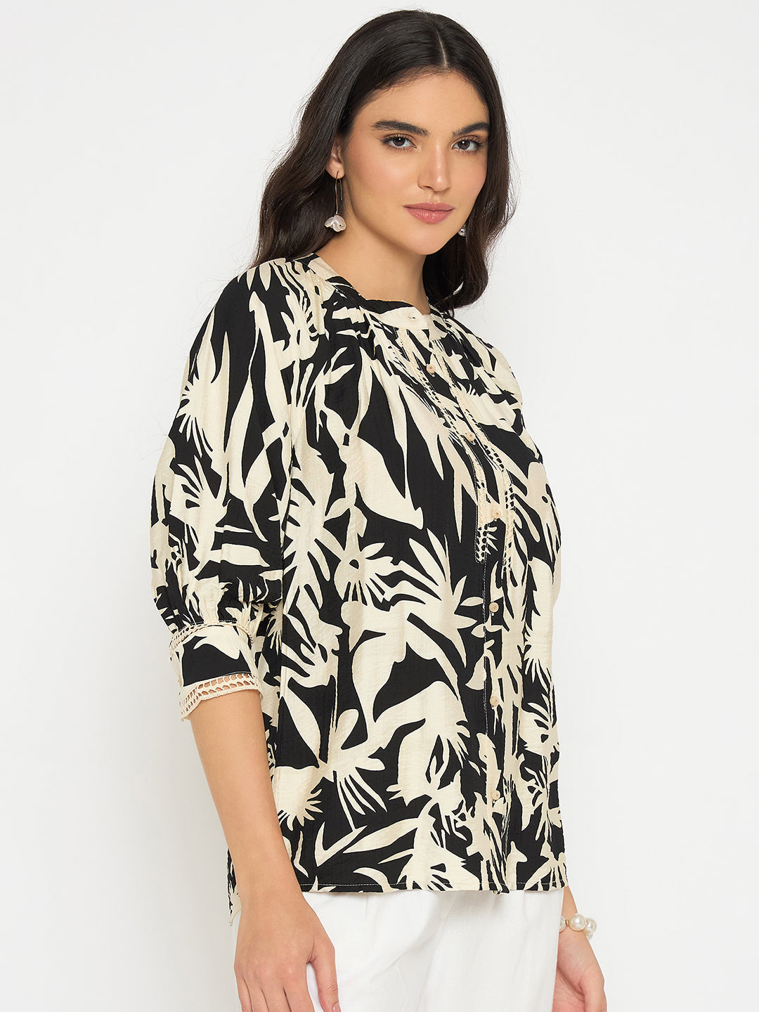 Madame Ladies Western Top F/S M5S18831 002 Black