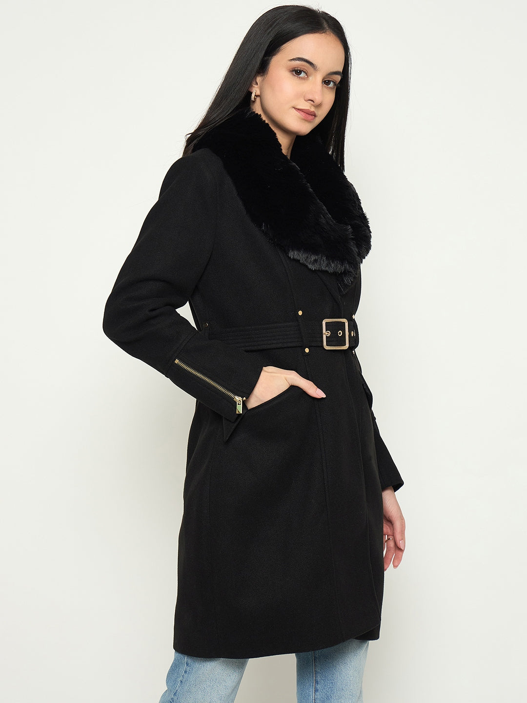 Madame Ladies Western Long Coat M5W20132 002 Black