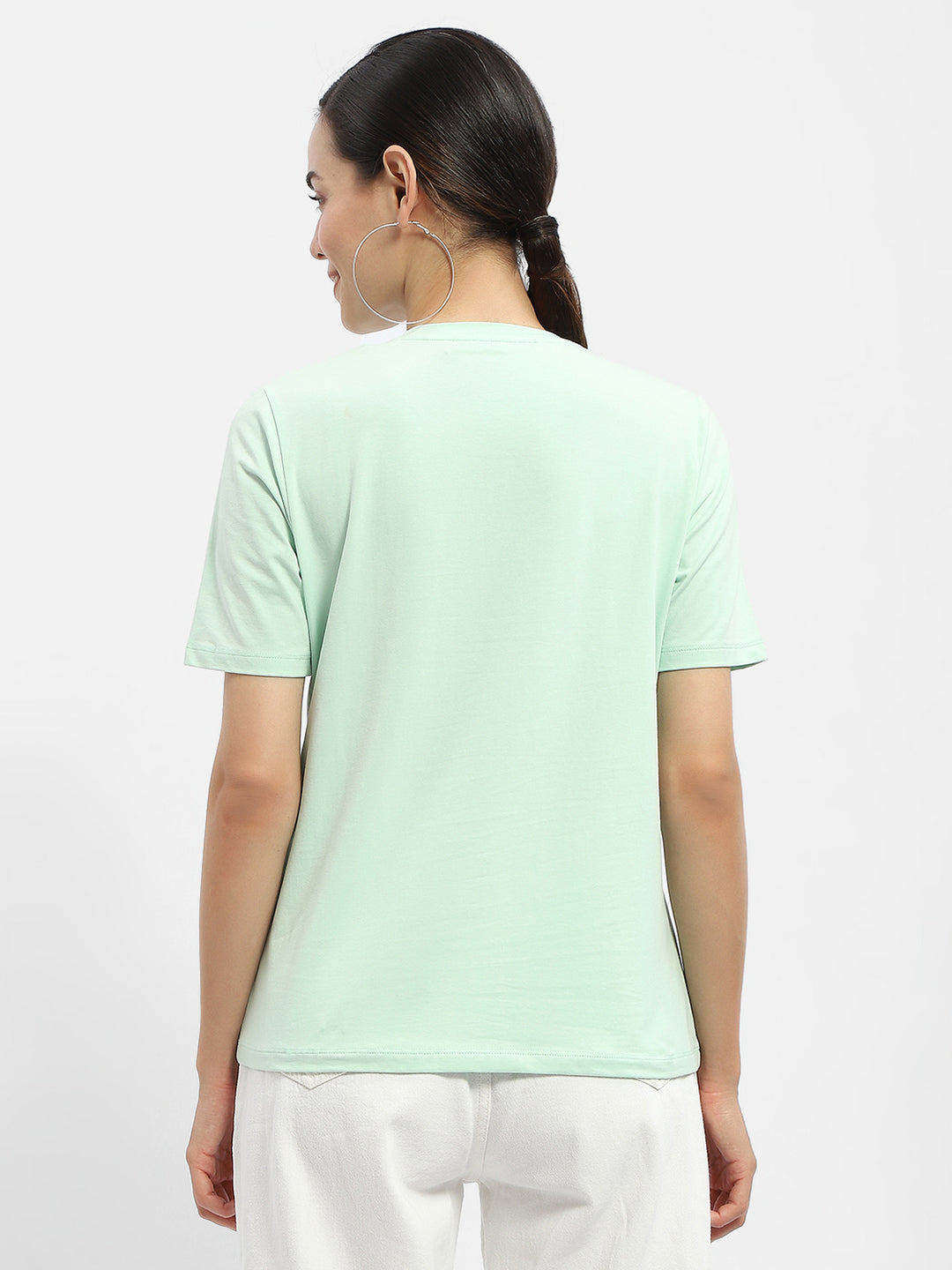 Madame Ladies Western Top H/S M4S11247 042 Mint