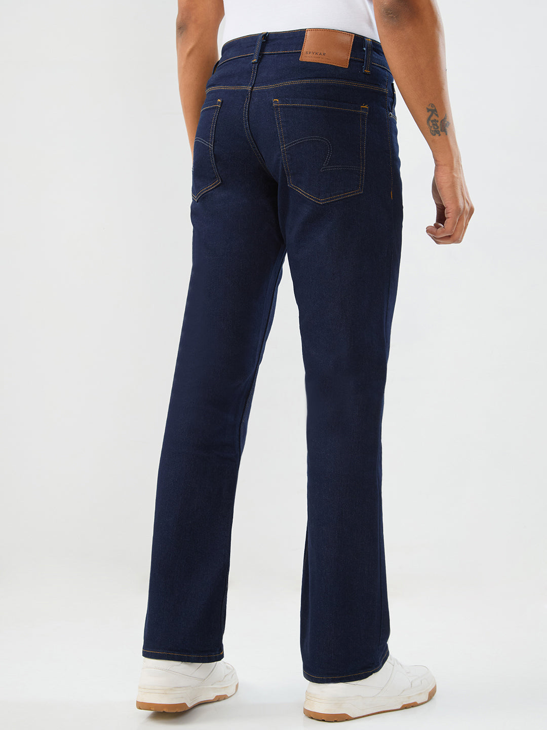 Spykar Mens Jeans Mdbct2Be009 Raw Blue