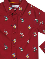U.S.POLO KIDS BOYS SHIRT F/S UKSHT0142