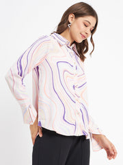 Madame Ladies Western Shirt F/S M3S18216 1 Off White