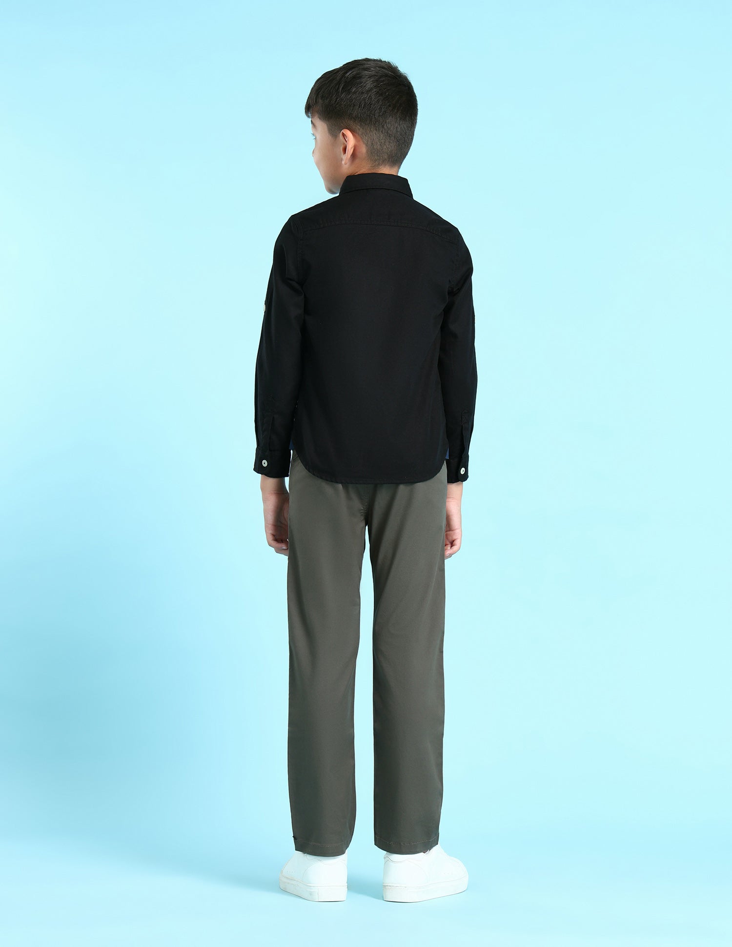 U.S.POLO KIDS BOYS SHIRT F/S UKSHTC0006