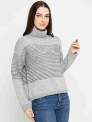 Madame Ladies Western Woolen Top M5W17161 095 Grey