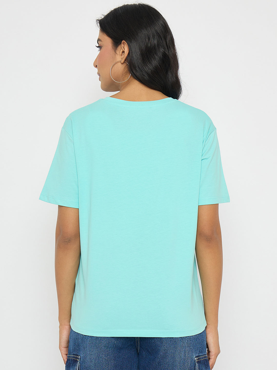 Madame Ladies Western Top H/S M5S11208 043 Aqua