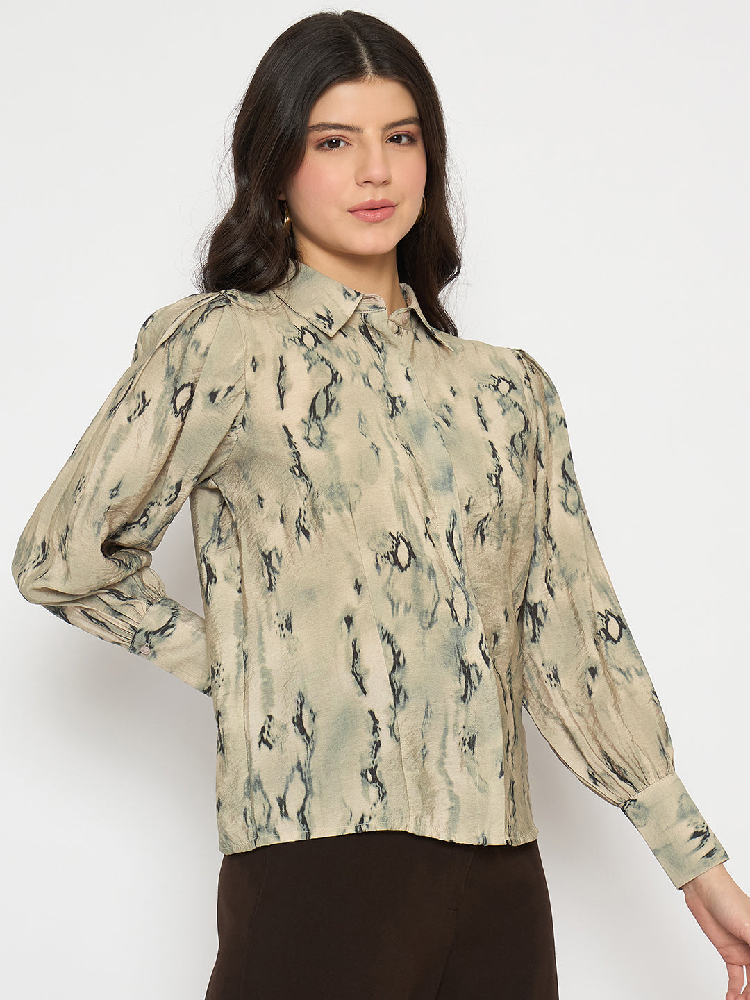 Madame Ladies Western Top H/S M4W18226 095 Grey