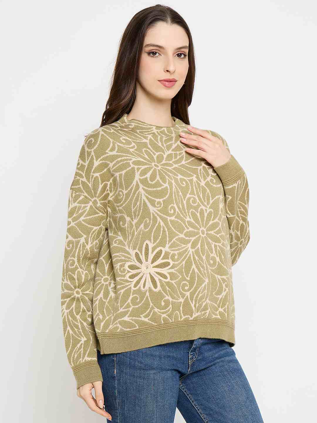 Madame Ladies Western Woolen Top M5W17185 135 Pista