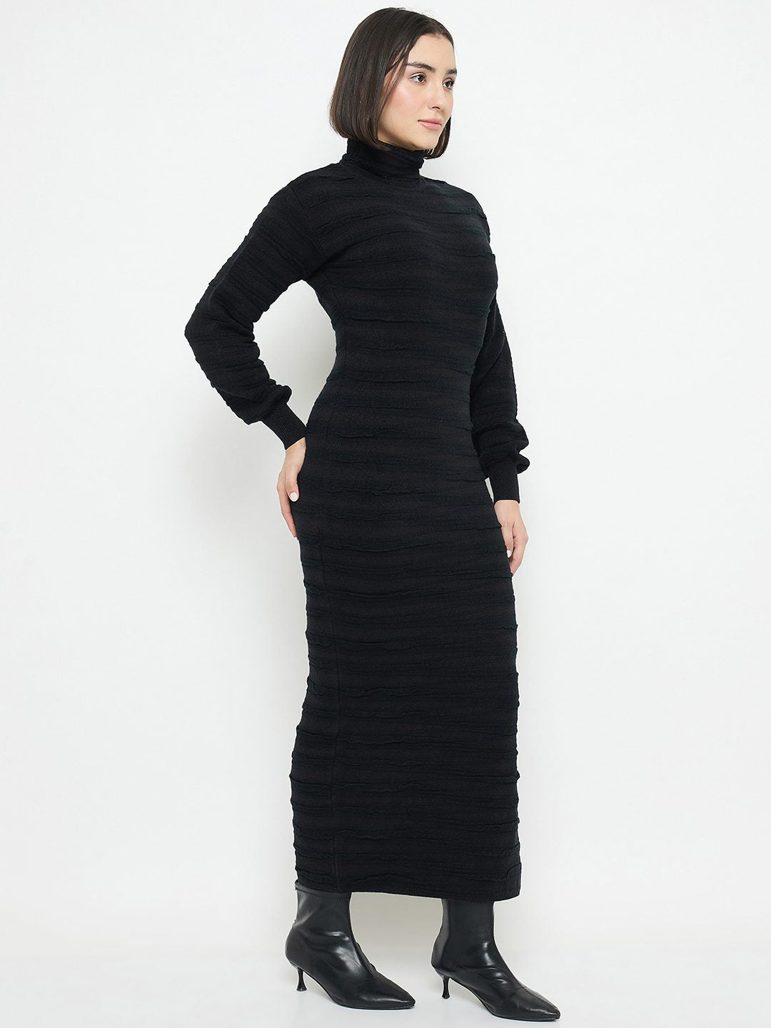 Madame Ladies Western Woolen Dress M5W17711 002 Black