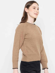 Madame Ladies Western Woolen Top M5W17223 006 Camel