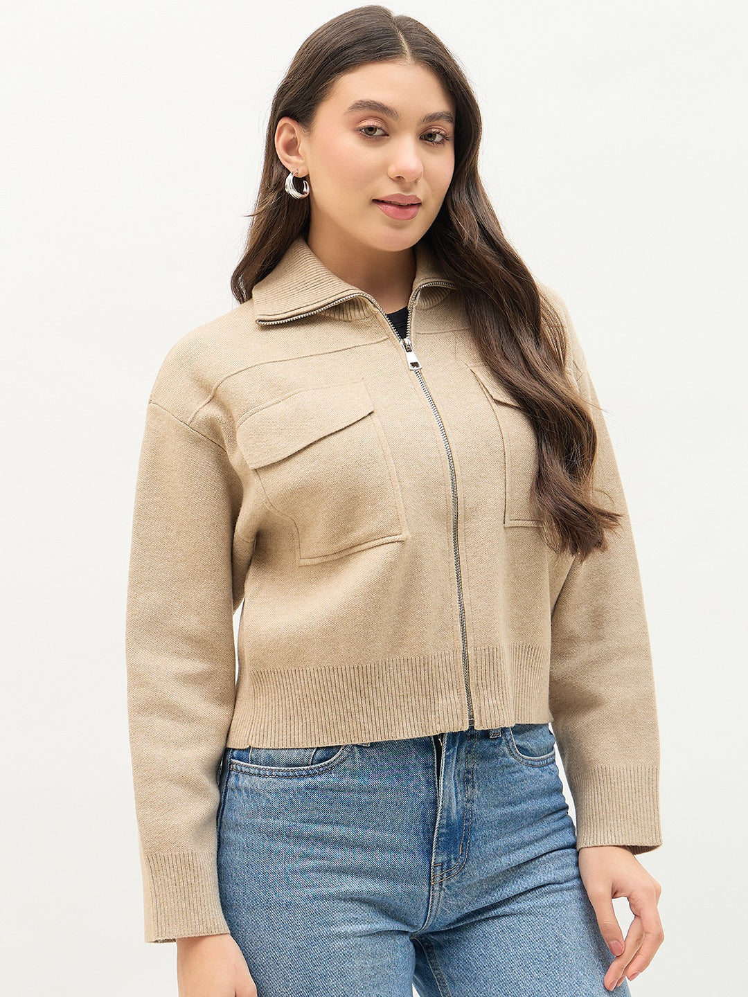 Madame Ladies Western Woolen Top M5W17131 006 Camel
