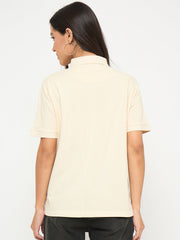 Madame Ladies Western Top H/S M5S11405 001 Beige