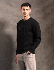 U.S.Polo Mens Sweat Shirt F/S Udsws0637 Black