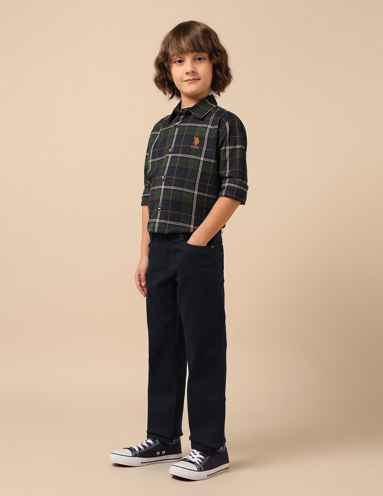 U.S.POLO KIDS BOYS JEANS UKJEN767