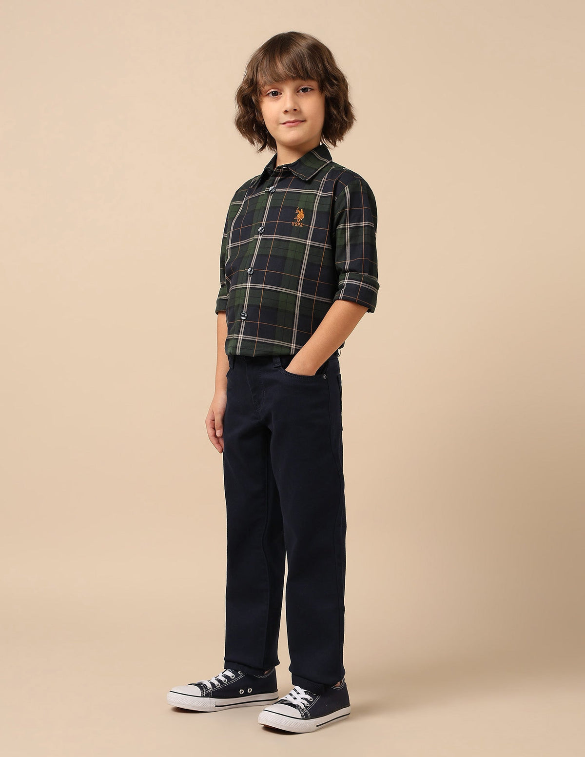 U.S.POLO KIDS BOYS JEANS UKJEN767